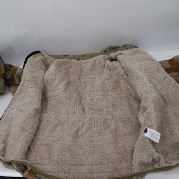 Kapital Jacket Mens XL 4 Fleece Prisoner Craft Tattersall Zip Long Sleeve - Picture 12 of 16